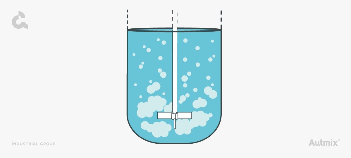 Soluciones de agitación industrial y tipos de mezcla: Dispersión