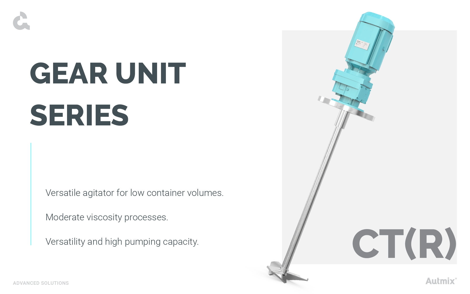 Gearbox compact agitator CT(R) 