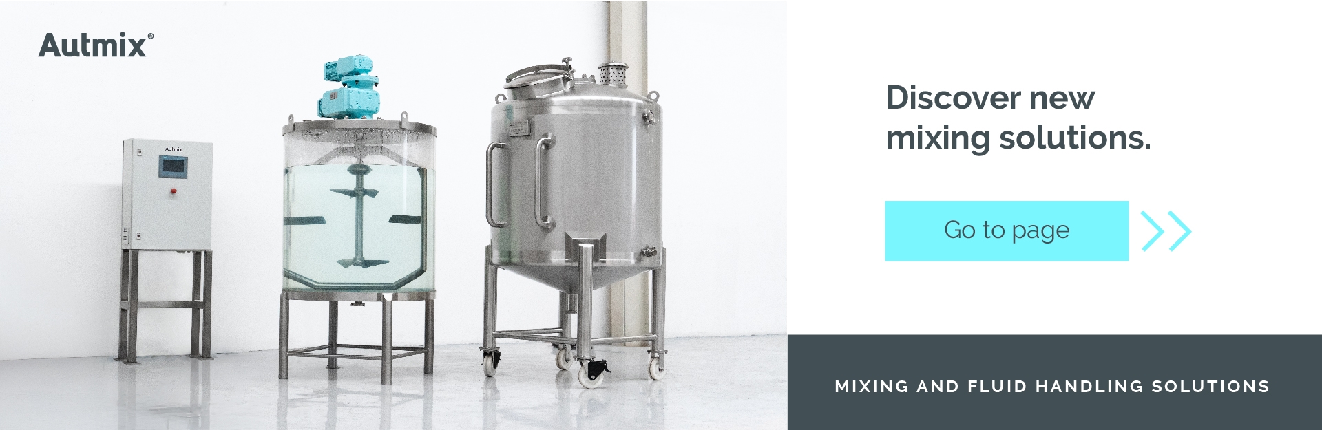 Discover innovative solutions for mixing and fluid handling with Autmix.