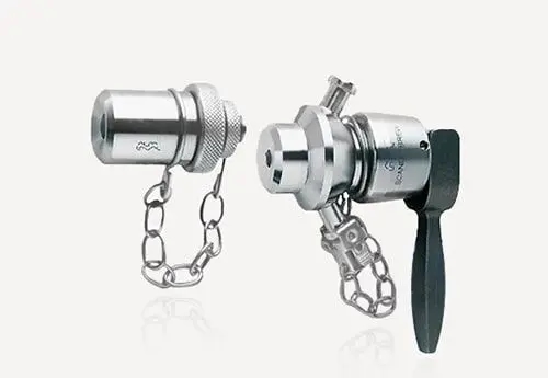 Válvulas de muestreo o toma muestras higiénicas de Alfa Laval para evaluación sin contaminar.