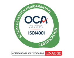Contamos con la certificación 14001, lo que nos posiciona como un proveedor con gestión medioambiental adecuada y reconocida.