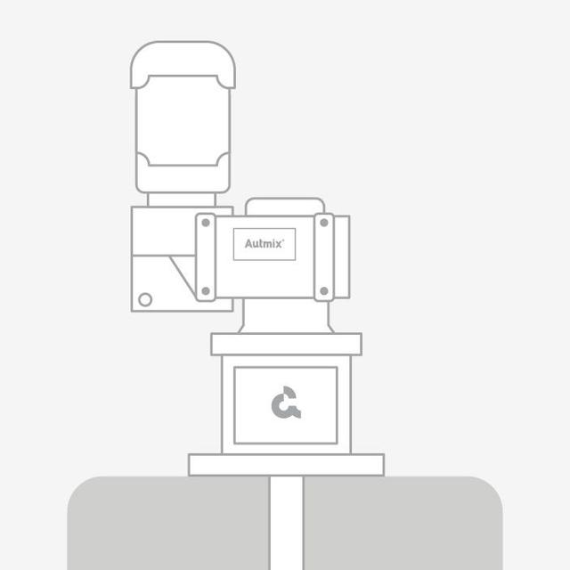 Mounting option lantern for industrial agitators.