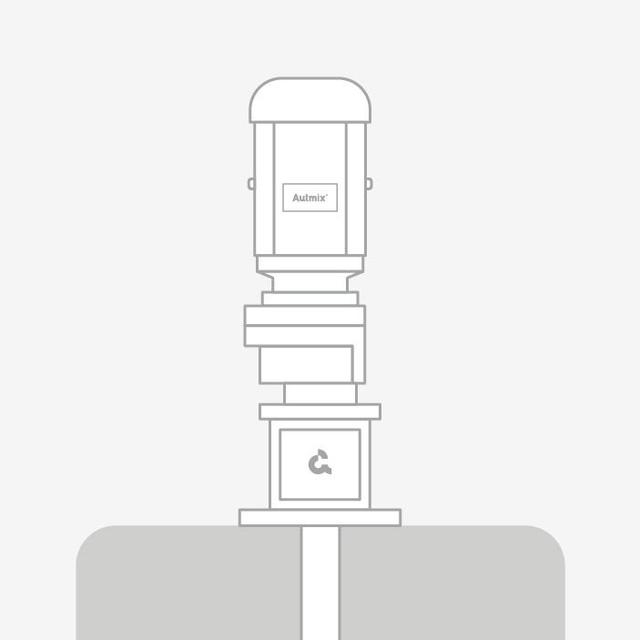 Mouting option lantern for compact agitator.