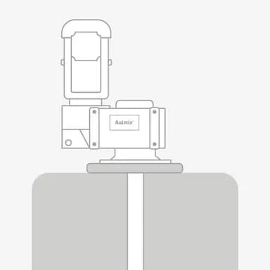 Flange_mounting type for industrial agitators.