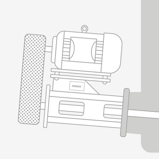 Mounting option flage type for horizontal agitator.