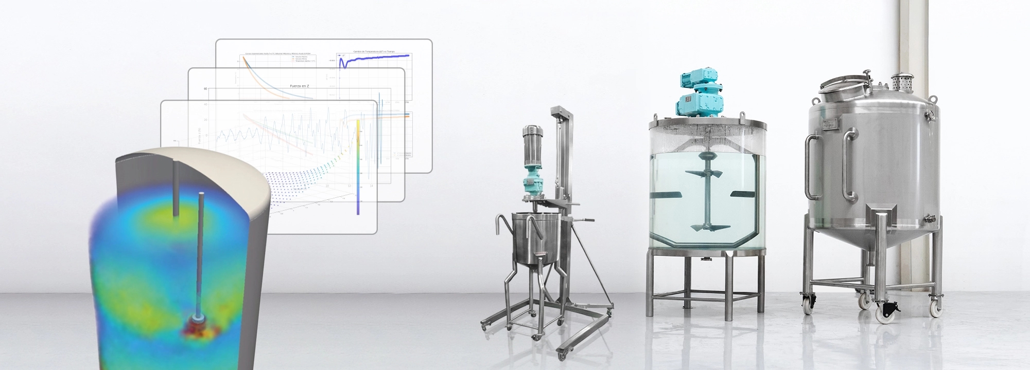 Sistemas de agitación industrial
