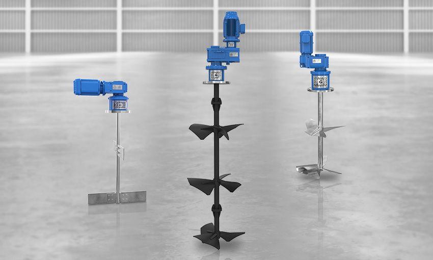 Agitadores industriales verticales RT de Autmix Flow.