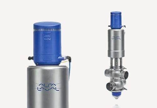 Double seat valves that enable two flows or products without cross contamination.
