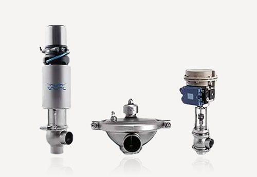 Regulation valves of Alfa Laval that provide control of flow rate or pressure in hygienic processes.